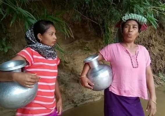 Safe drinking water crisis continues in ADC areas: Rural Tripura is reeling without proper water line